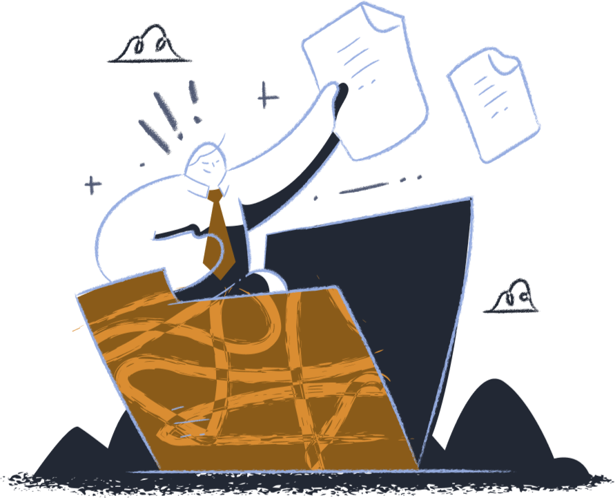 Anxiety management tools illustration