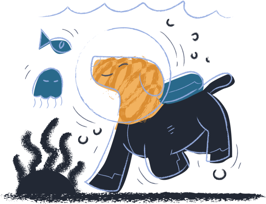 Self-worth and confidence building tools illustration